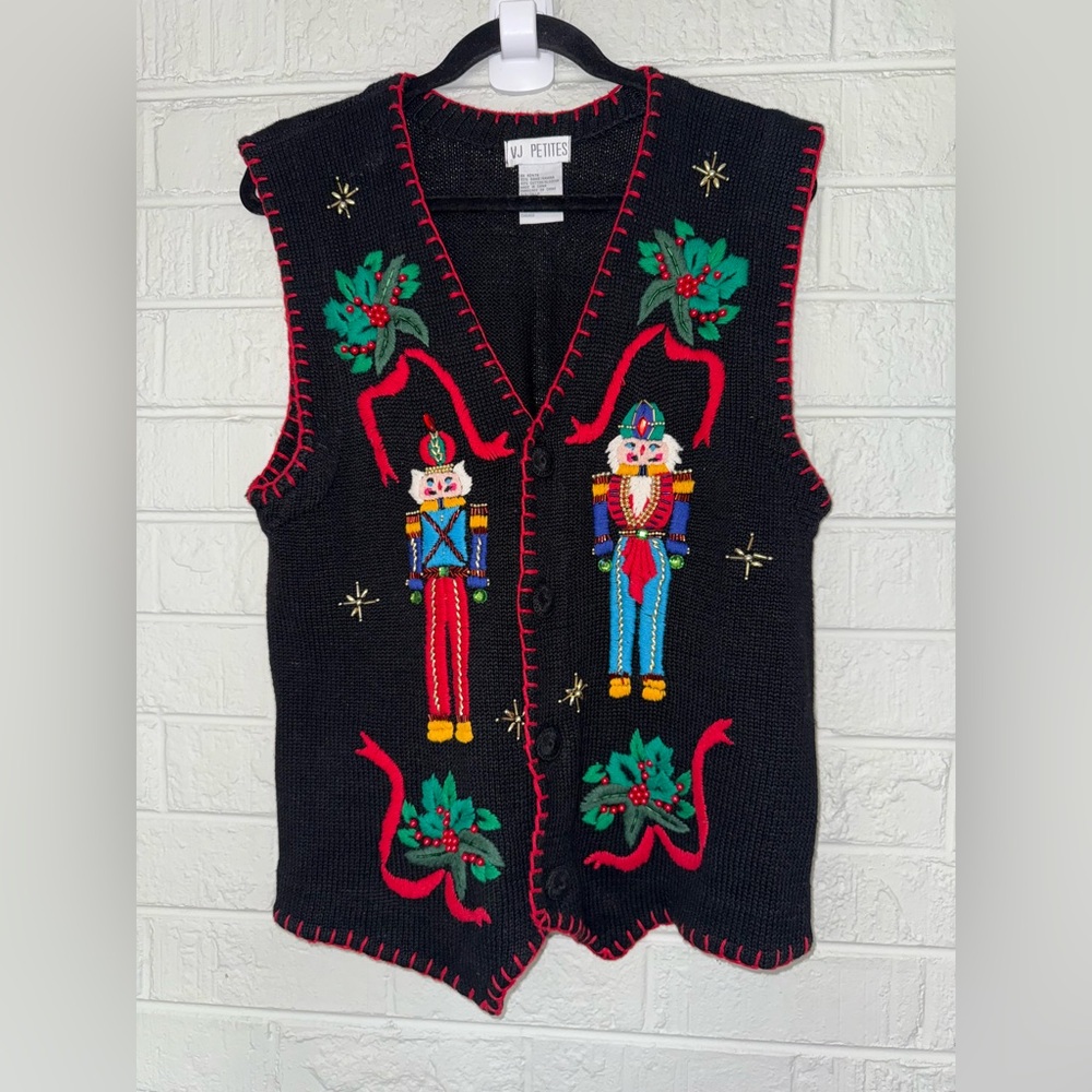 CHRISTMAS women’s Vest petite L✨ GUC